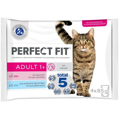 Mars Perfect Fit 85g Fisk Kattemat - Komplett näring för steriliserade katter Mars Perfect Fit 85g Fisk Kattemat - Komplett näring för steriliserade katter