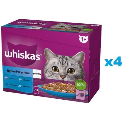 WHISKAS Adult 85g Fisch in Gelee - Katzenfutter WHISKAS Adult 85g Fisch in Gelee - Katzenfutter