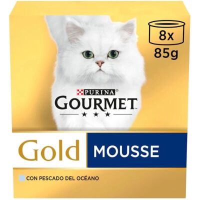 Gourmet Gold Mousse de Pescados del Océano - Comida húmeda para gatos Gourmet Gold Mousse de Pescados del Océano - Comida húmeda para gatos