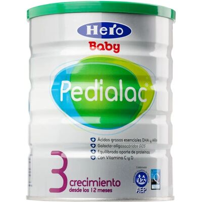 Hero Marca Pedialac 3 Leche de Fórmula Infantil - Crecimiento y Desarrollo Hero Marca Pedialac 3 Leche de Fórmula Infantil - Crecimiento y Desarrollo