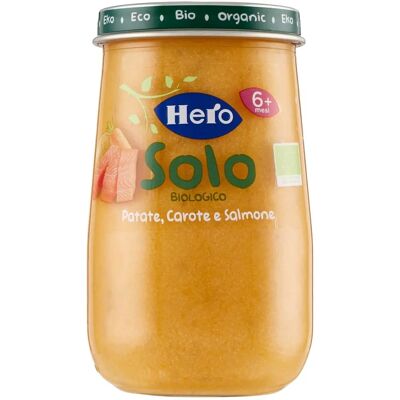 Hero Biologico Bebè Salmone Patate Carote - Cibo per Bambini Hero Biologico Bebè Salmone Patate Carote - Cibo per Bambini