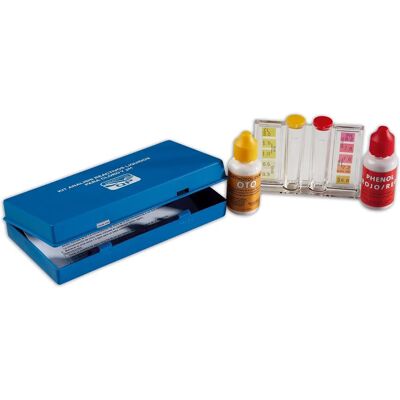 Kit de Test d'eau Qp - pH & Chlore - Analyse Complète Piscine & Spa - Publicité Kit de Test d'eau Qp - pH & Chlore - Analyse Complète Piscine & Spa - Publicité