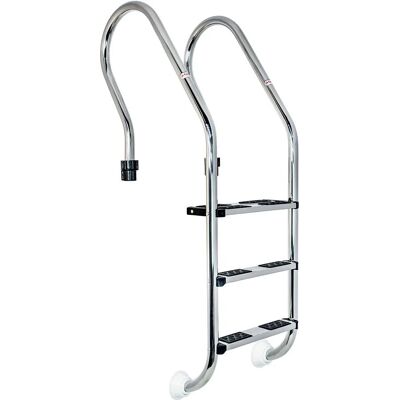 Escalera de piscina Qp - 2 peldaños acero inoxidable para piscinas salinas Escalera de piscina Qp - 2 peldaños acero inoxidable para piscinas salinas