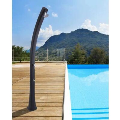 Ducha Solar QP Grace 25L Negra - Cabezal de ducha Ducha Solar QP Grace 25L Negra - Cabezal de ducha