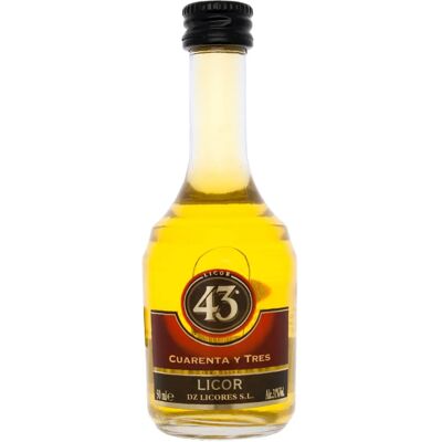 Diego Zamora Miniature Liqueur 43 - Liqueur Espagnol 12 x 5cl - Publicité Diego Zamora Miniature Liqueur 43 - Liqueur Espagnol 12 x 5cl - Publicité