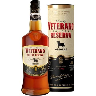 Osborne Veterano Solera Reserva - Brandy - Reich, in Sherryfässern gereift Osborne Veterano Solera Reserva - Brandy - Reich, in Sherryfässern gereift