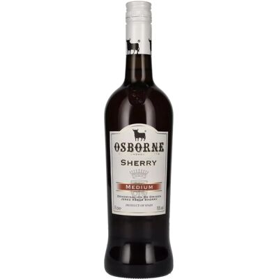 Osborne Medium Droge Sherry - Verrijkt Wijn - 15% Vol. Osborne Medium Droge Sherry - Verrijkt Wijn - 15% Vol.