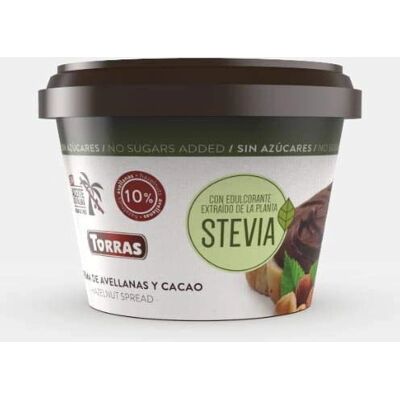 Torras Stevia Crema de Cacao y Avellanas - Crema Torras Stevia Crema de Cacao y Avellanas - Crema