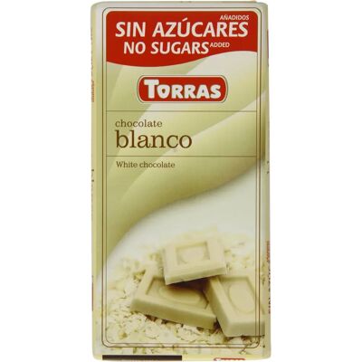 Torras Chocolate Blanco sin Gluten - 75g - Chocolate Torras Chocolate Blanco sin Gluten - 75g - Chocolate