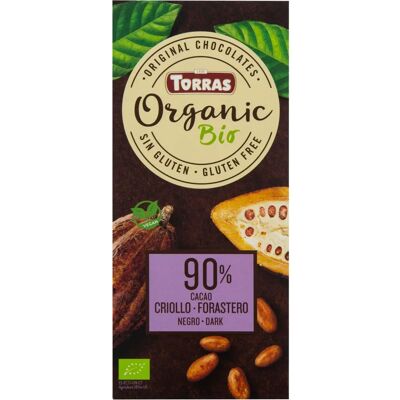 Torras Chocolat Noir 90% Cacao - Chocolat - Publicité Torras Chocolat Noir 90% Cacao - Chocolat - Publicité