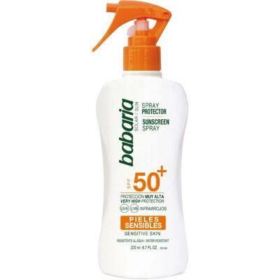 Babaria Sun Sensitive SPF50 Spray - Sunscreen for Sensitive Skin Babaria Sun Sensitive SPF50 Spray - Sunscreen for Sensitive Skin