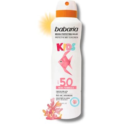 Babaria Spray Protettivo Solare SPF50 per Bambini Babaria Spray Protettivo Solare SPF50 per Bambini