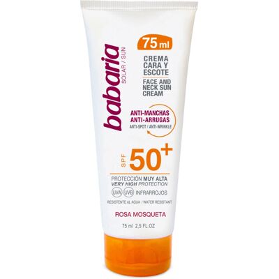 Babaria SPF50+ Sonnencreme gegen dunkle Flecken und Falten Babaria SPF50+ Sonnencreme gegen dunkle Flecken und Falten