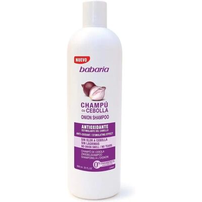 Shampoo de Cebola Babaria - Fortalecedor, Vegano, 600ml Shampoo de Cebola Babaria - Fortalecedor, Vegano, 600ml