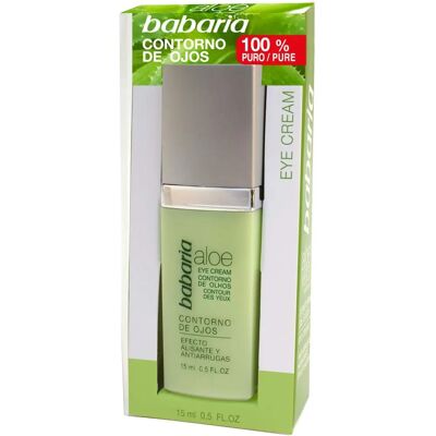 Babaria Aloe Vera Eye Cream - Hydrating & Anti-Wrinkle - 15ml Babaria Aloe Vera Eye Cream - Hydrating & Anti-Wrinkle - 15ml