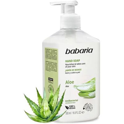 Babaria Aloe Vera Liquid Hand Soap - Unisex - 500 Ml Babaria Aloe Vera Liquid Hand Soap - Unisex - 500 Ml