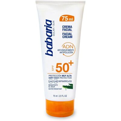 BABARIA Protetor Solar SPF 50+ para Rosto - 75 ml BABARIA Protetor Solar SPF 50+ para Rosto - 75 ml