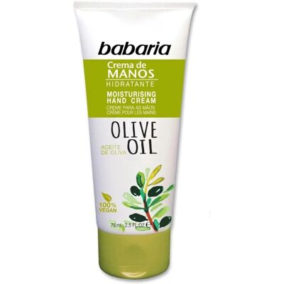 Creme para Mãos Nutritiva com Azeite de Oliva Babaria - 75ml Creme para Mãos Nutritiva com Azeite de Oliva Babaria - 75ml