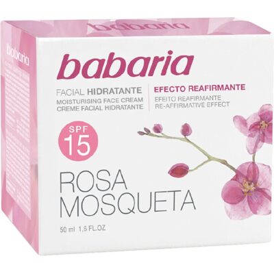 Babaria Rózsaszín Hidratáló Arckrém SPF 15 - Arcápoló Babaria Rózsaszín Hidratáló Arckrém SPF 15 - Arcápoló