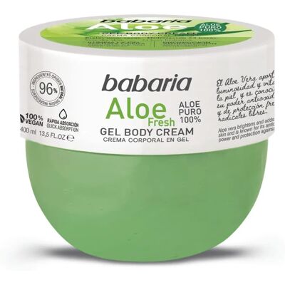 Gel Corporal Hidratante de Aloe Vera da Babaria - Cuidados corporais Gel Corporal Hidratante de Aloe Vera da Babaria - Cuidados corporais