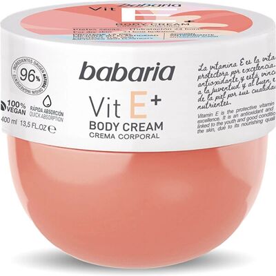 Creme para o corpo com vitamina E da Babaria - Nutritivo e hidratante 400ml Creme para o corpo com vitamina E da Babaria - Nutritivo e hidratante 400ml