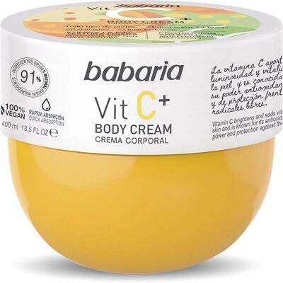 Babaria Creme Corporal Vitamina C - Para Todos os Tipos de Pele 400ml Babaria Creme Corporal Vitamina C - Para Todos os Tipos de Pele 400ml