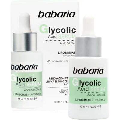 Soro de Ácido Glicólico Babaria - Renovação Celular, Anti-Envelhecimento, 30ml Soro de Ácido Glicólico Babaria - Renovação Celular, Anti-Envelhecimento, 30ml