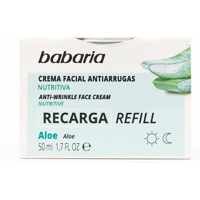 Babaria Aloe Vera Anti-ránctalanító Tápláló Vegán Arcápoló - 50ml Babaria Aloe Vera Anti-ránctalanító Tápláló Vegán Arcápoló - 50ml