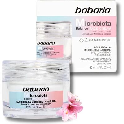 Babaria Microbiota Balance Moisturiser - Sensitive Skin, 50ml Babaria Microbiota Balance Moisturiser - Sensitive Skin, 50ml