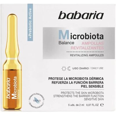 Babaria Microbiota Balance Serum - Peau sensible - 5 ampoules Babaria Microbiota Balance Serum - Peau sensible - 5 ampoules