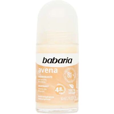 Babaria Zabpehely Izzadásgátló Roll-On érzékeny bőrre 50ml Babaria Zabpehely Izzadásgátló Roll-On érzékeny bőrre 50ml