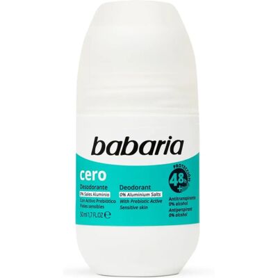 Babaria Desodorante Roll-On Cero 50ml - Desodorante Babaria Desodorante Roll-On Cero 50ml - Desodorante