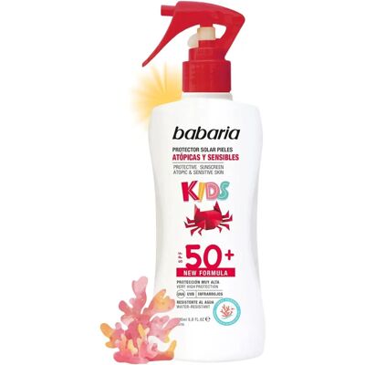 Babaria Protector Solar SPF 50+ para piel sensible - 200ml Babaria Protector Solar SPF 50+ para piel sensible - 200ml