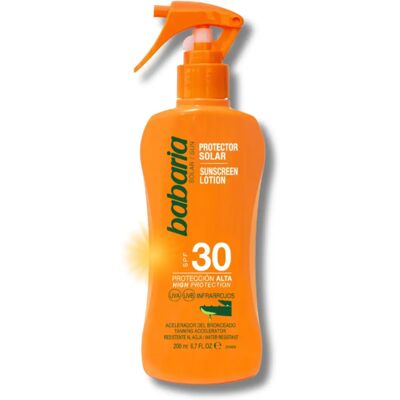 Babaria Spray Solare Aloe SPF30 - 200ml Babaria Spray Solare Aloe SPF30 - 200ml