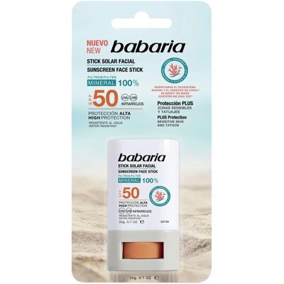 Babaria Protetor Solar Facial em Bastão SPF 50 - Unisex Babaria Protetor Solar Facial em Bastão SPF 50 - Unisex