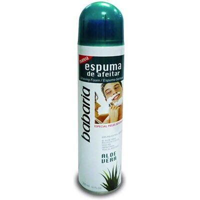 Babaria Aloe Vera Schiuma da Barba Pelle Sensibile - Schiuma da Barba Babaria Aloe Vera Schiuma da Barba Pelle Sensibile - Schiuma da Barba