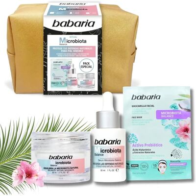 Set cadou Microbiota Balance de la Babaria - Îngrijire pentru piele sensibilă Set cadou Microbiota Balance de la Babaria - Îngrijire pentru piele sensibilă