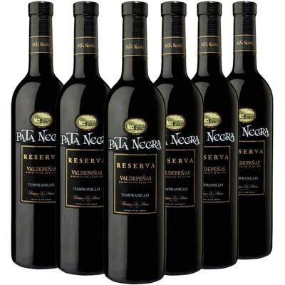 Pata Negra Reserva - Valdepenas DO - 2013/2014/2018 - Vin Rouge - Publicité Pata Negra Reserva - Valdepenas DO - 2013/2014/2018 - Vin Rouge - Publicité