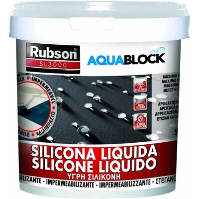 Silicone Liquido Bianco Rubson - Rivestimento Impermeabile Silicone Liquido Bianco Rubson - Rivestimento Impermeabile