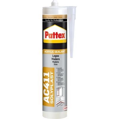 Pattex - Selante acrílico multifuncional AC411 - Madeira, Vernizável Pattex - Selante acrílico multifuncional AC411 - Madeira, Vernizável