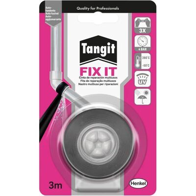 Nastro in Silicone Tangit Fix It 3 m - Impermeabile Nastro in Silicone Tangit Fix It 3 m - Impermeabile