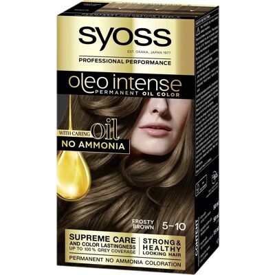 Tinta de cabelo castanho claro Syoss - Permanente, Sem Amônia, Duradoura Tinta de cabelo castanho claro Syoss - Permanente, Sem Amônia, Duradoura