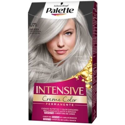 Tinta de cabelo Cinza Prateado - Schwarzkopf Palette U71 - Coloração Cremosa Tinta de cabelo Cinza Prateado - Schwarzkopf Palette U71 - Coloração Cremosa