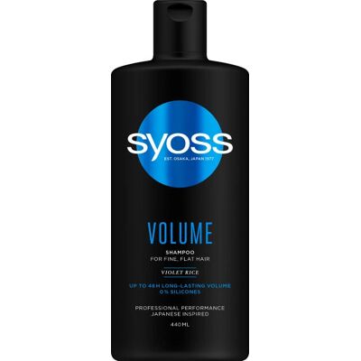 Syoss Tuotemerkki Malli - Volyymisampoo hienolle hiuksille - 440ml Syoss Tuotemerkki Malli - Volyymisampoo hienolle hiuksille - 440ml