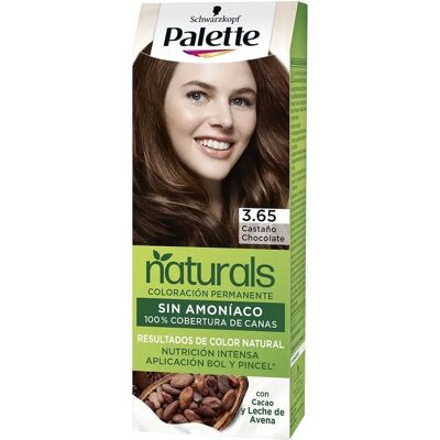 Schwarzkopf Palette Natural #3.65 Schokoladenkastanie Haarfarbe Schwarzkopf Palette Natural #3.65 Schokoladenkastanie Haarfarbe