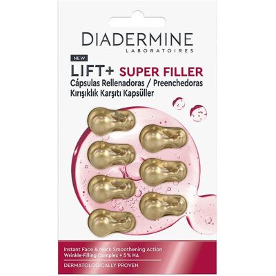 Diadermine Lift + Super Filler Kapseln - Faltenreduzierende Gesichts- und Halsbehandlung Diadermine Lift + Super Filler Kapseln - Faltenreduzierende Gesichts- und Halsbehandlung