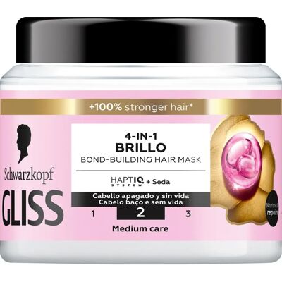 Máscara Restauração de Seda Schwarzkopf GLISS 400 ml Máscara Restauração de Seda Schwarzkopf GLISS 400 ml