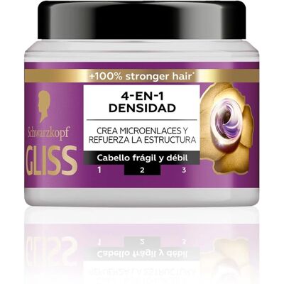 Schwarzkopf Gliss 4-in-1 Volluus-Bond-Tehdas Hiusten Naamio - Hiusnaamio heikoille ja hauraille hiuksille Schwarzkopf Gliss 4-in-1 Volluus-Bond-Tehdas Hiusten Naamio - Hiusnaamio heikoille ja hauraille hiuksille