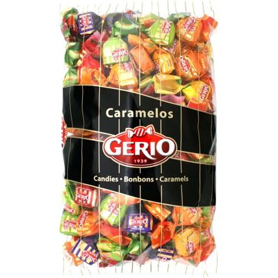Caramelos rellenos de fruta Gerio - 8 sabores 1kg Caramelos rellenos de fruta Gerio - 8 sabores 1kg