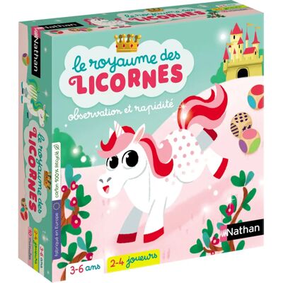 Nathan - Le royaume des licornes - Jeu de société - Amusement familial - Publicité Nathan - Le royaume des licornes - Jeu de société - Amusement familial - Publicité